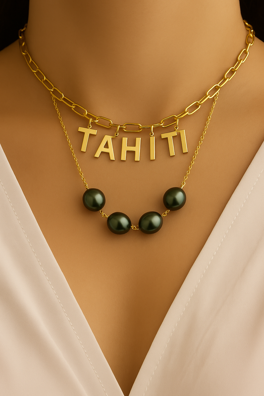 Collier Vaiana-  TAHITI & perle du pacifique